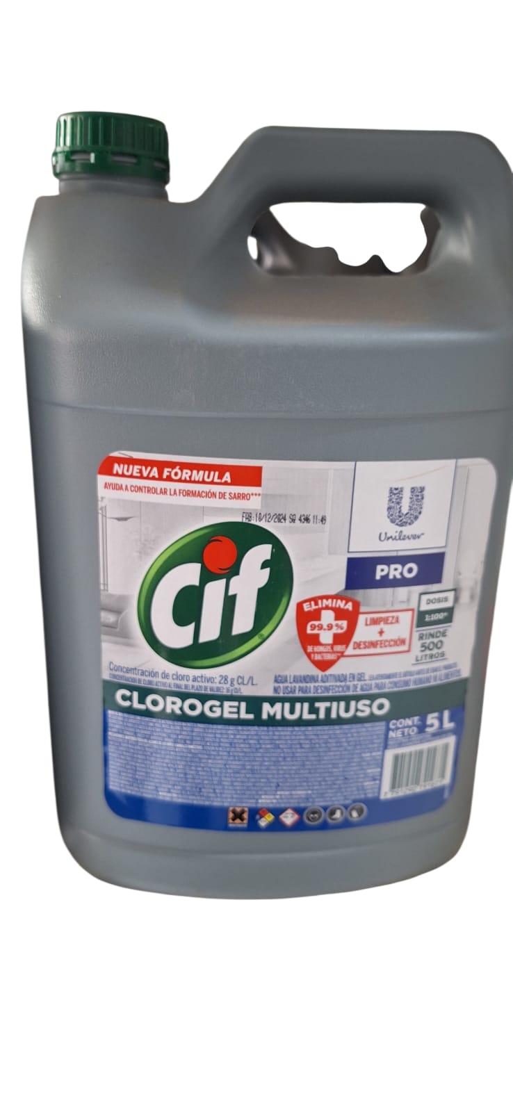 CLOROGEL MULTIUSO CIF X 5 LITROS