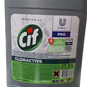LAVANDINA CONCENTRADA CIF CLOROACTIVE X 5 LITROS