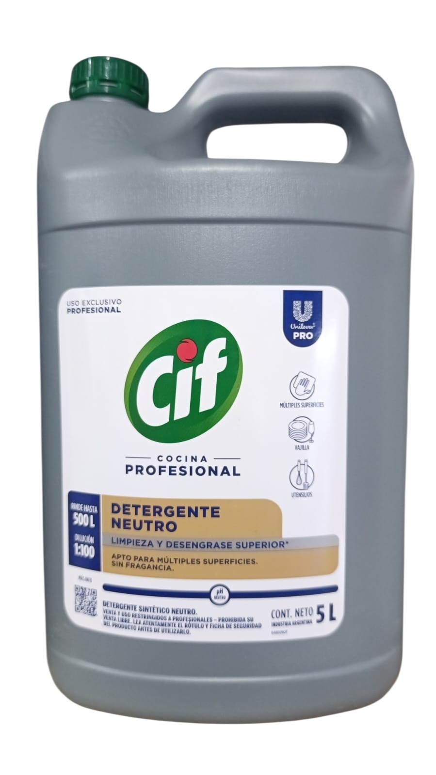 CIF Detergente Neutro Profesional 5 Litros