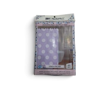 Cortina para Baño Doble 1,80 x 1,80 m – Línea Encaje